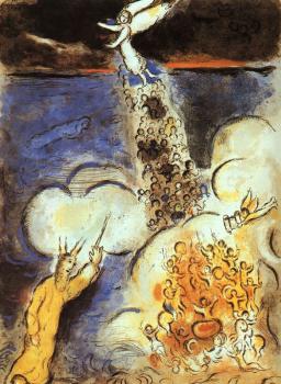 Marc Chagall : The Parting of the Red Sea